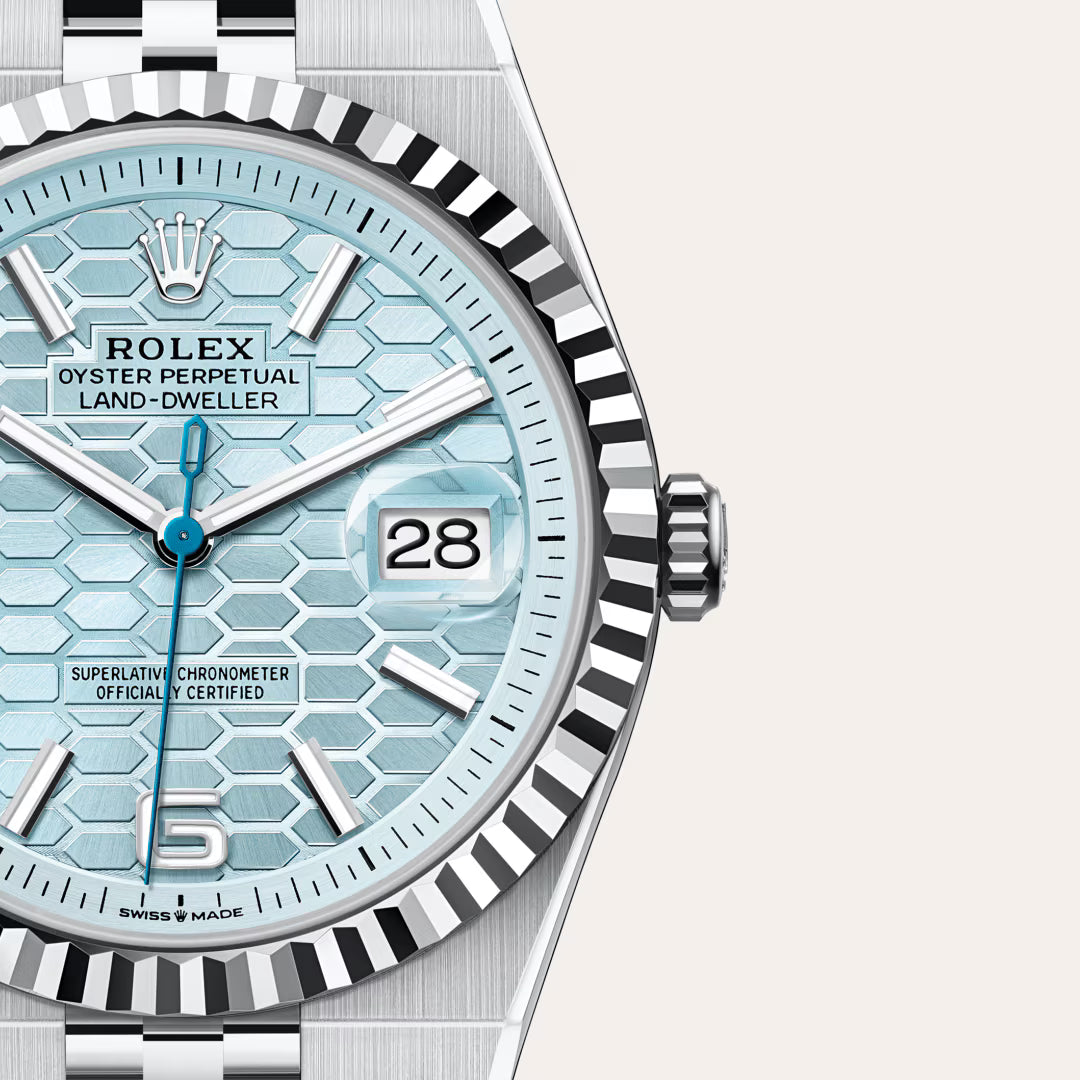 Land-Dweller 127336 "Ice Blue Dial" 40mm