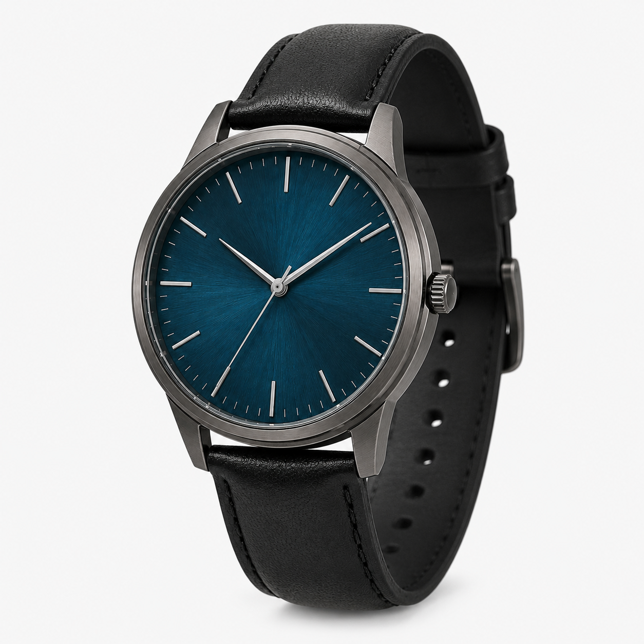 Navy Blue Minimal Watch
