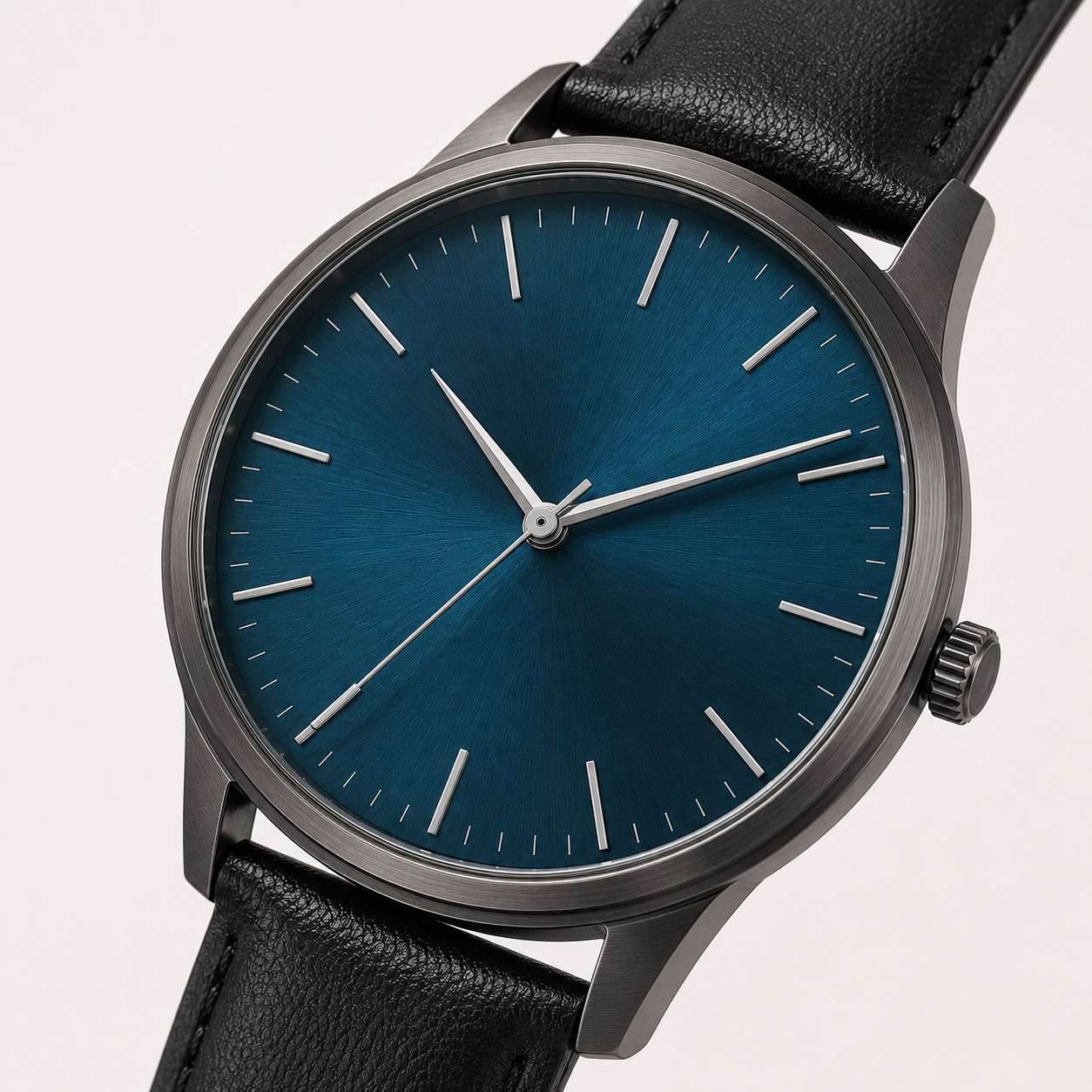 Navy Blue Minimal Watch
