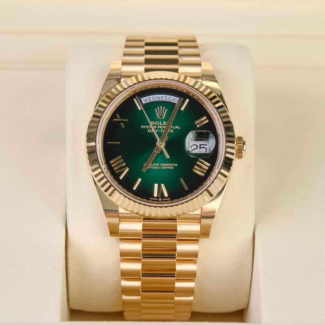 Day-Date 228238 “Green Ombre”